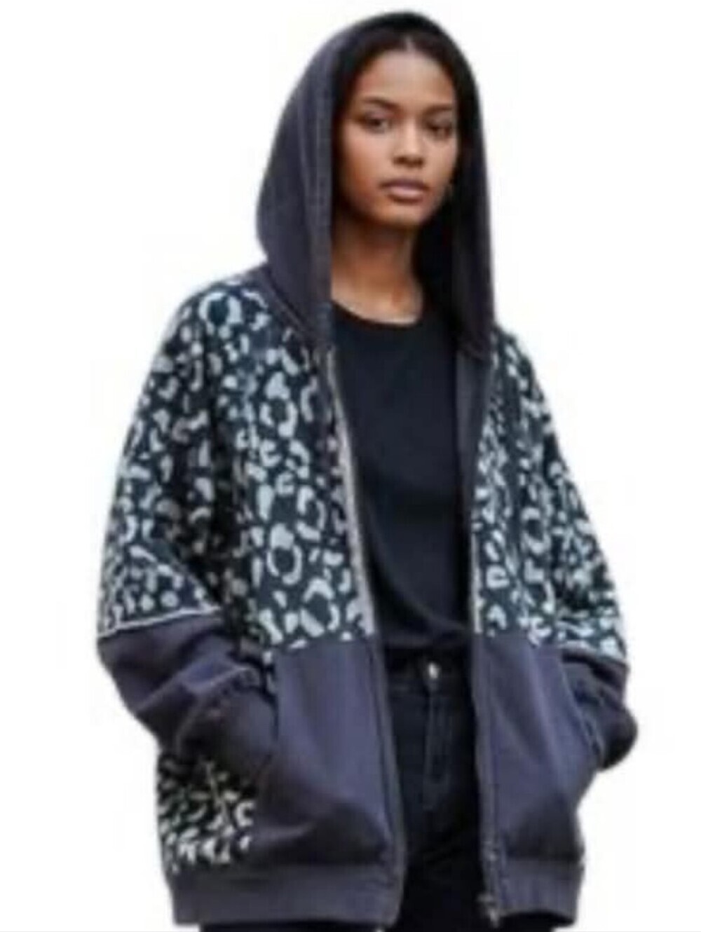 We The Free Print Hooded Sweatshirt * Oversized * XS *NWT Size - Picture 1 of 2